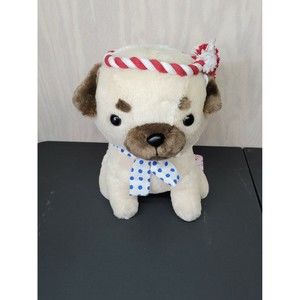 Amuse Shiba Inu Japanese Dog Plush with Tie Authentic 16"